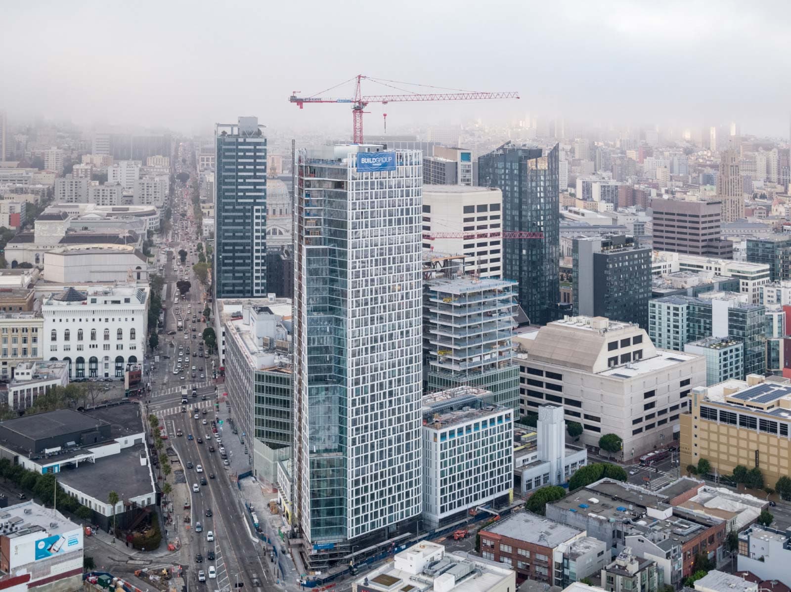 1500 Mission aerial construction view